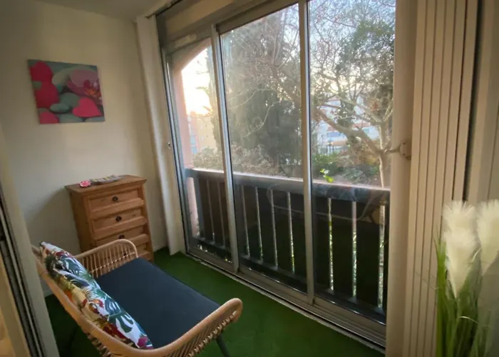 La Baleine Rose Centre Cap D'agde Lejlighed